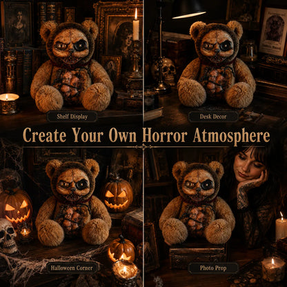 🧸🩸 Custom Horror Bear Plush – Creepy Cute Scary Teddy Bear Collectible