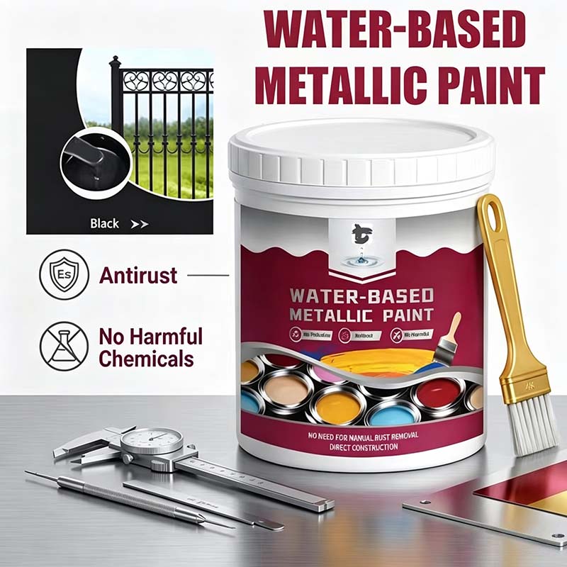🔥Hot Sale 49% OFF🔥 Rust Converter & Metallic Paint – Stops Rust, Ready to Paint🛡️