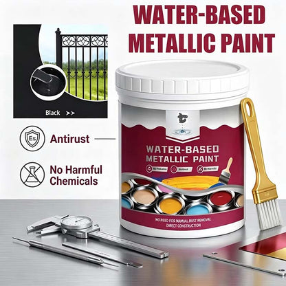 🔥Hot Sale 49% OFF🔥 Rust Converter & Metallic Paint – Stops Rust, Ready to Paint🛡️