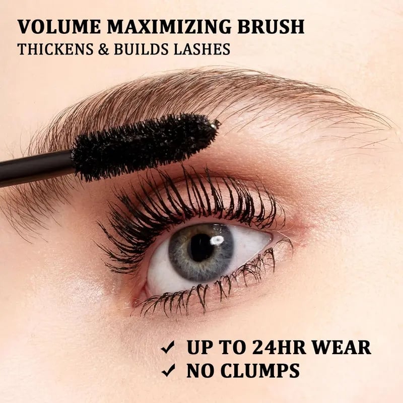 💖7D Waterproof Mascara 👀 Long, Curled & Fuller Lashes All Day ✨