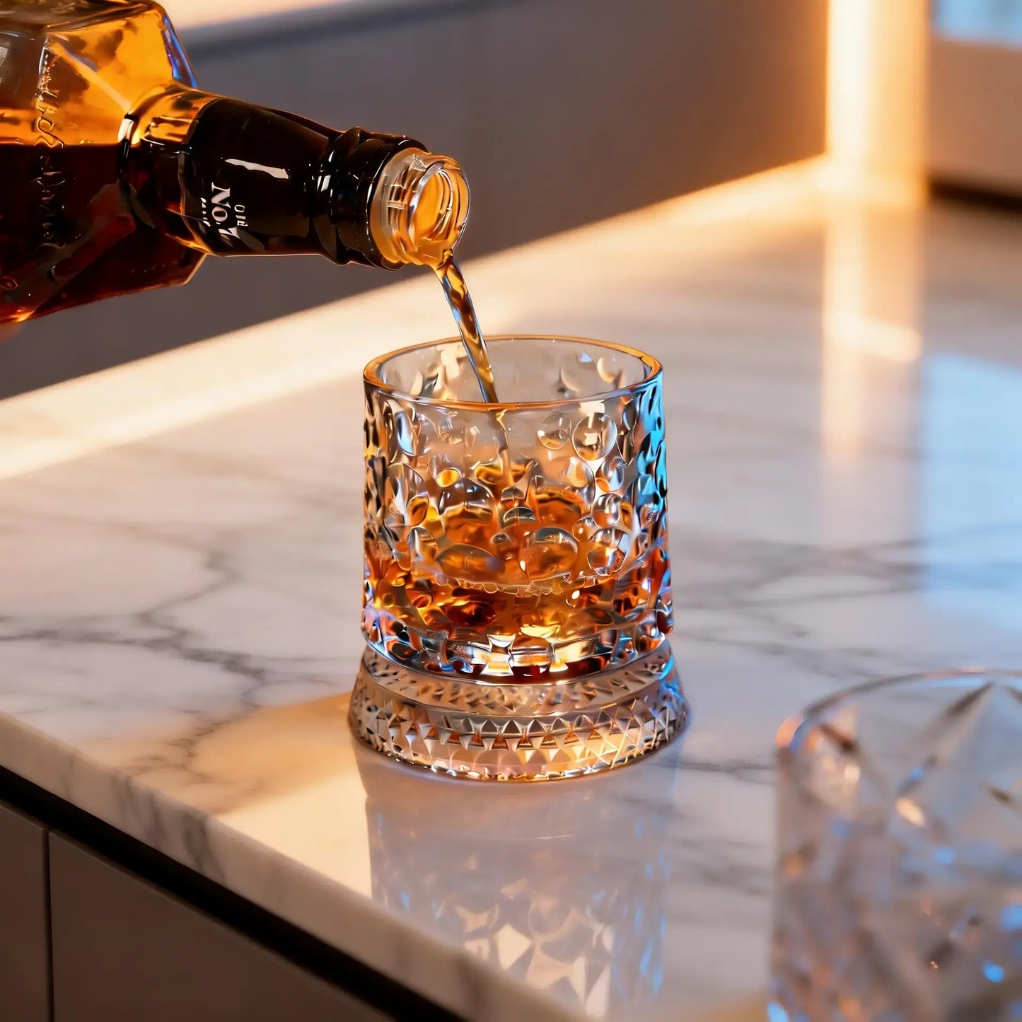 🔥2026 Hot Sell✨ The Whiskey Glass Everyone’s Obsessed With 🥃 Spins Smoothly • Glows Beautifully • Perfect Gift