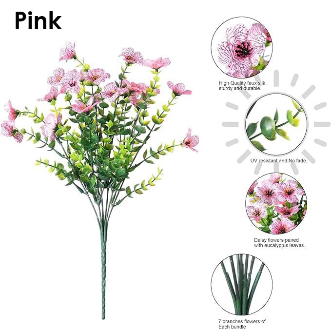 💥49% OFF🌺UV Resistant Colorful Artificial Flower💐🌺UV Resistant Fade-Free Colourful Artificial Flower