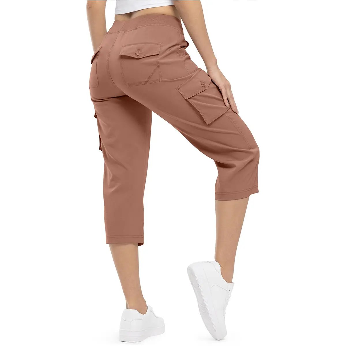 🔥Limited-time offer-Women's Lightweight Hiking Capris: Quick-Dry, 6 Pockets, Loose Fit