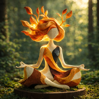 Abstract Meditation Sculpture