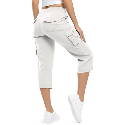 🔥Limited-time offer-Women's Lightweight Hiking Capris: Quick-Dry, 6 Pockets, Loose Fit