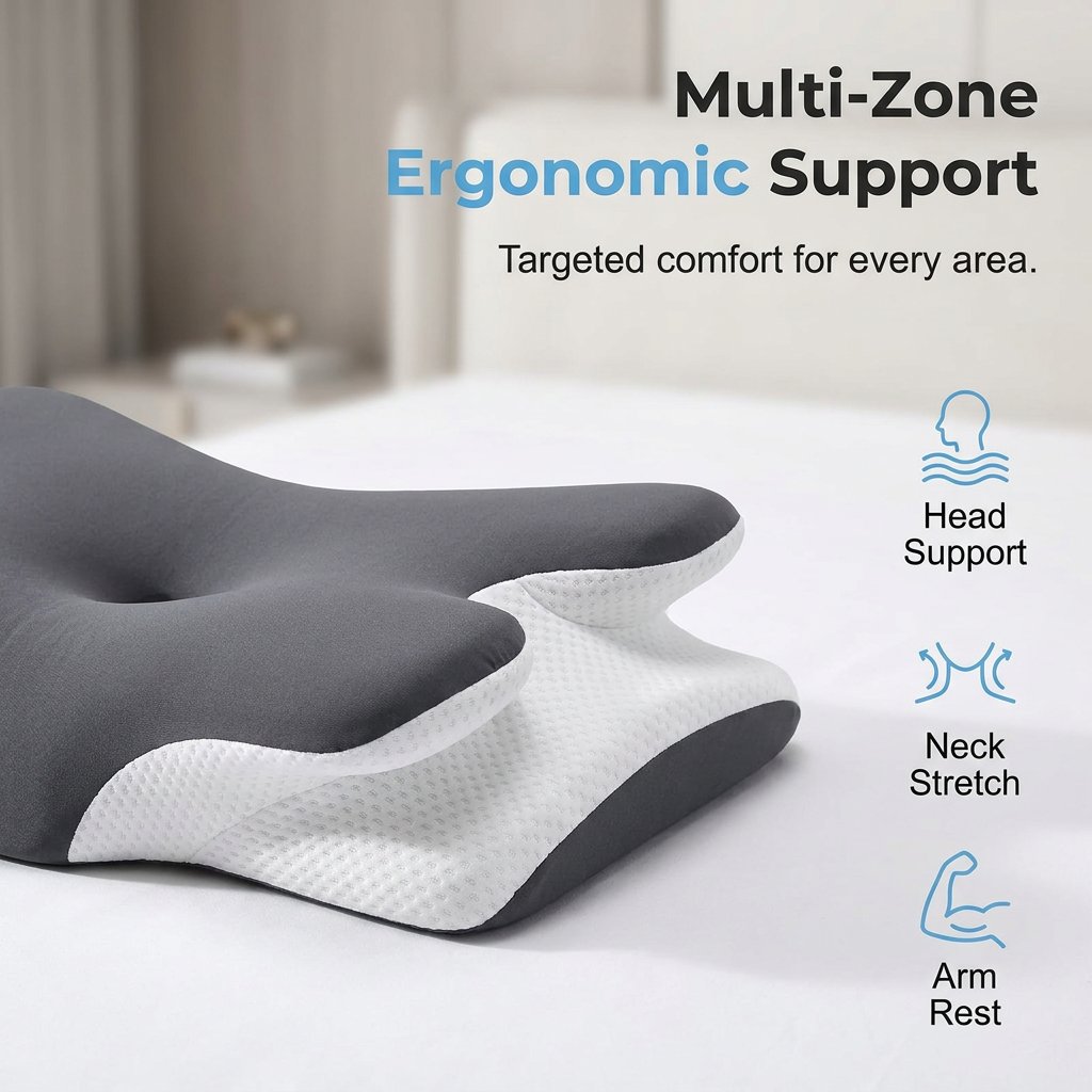✨Cooling Memory Foam Neck Pillow