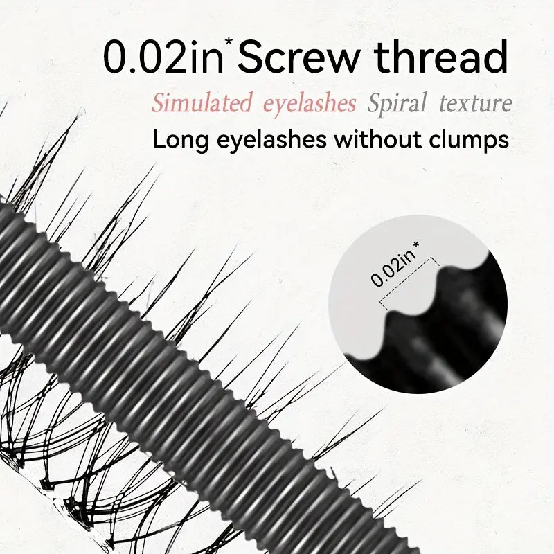 Steel Tube Spiral Mascara - Waterproof & Long-Lasting