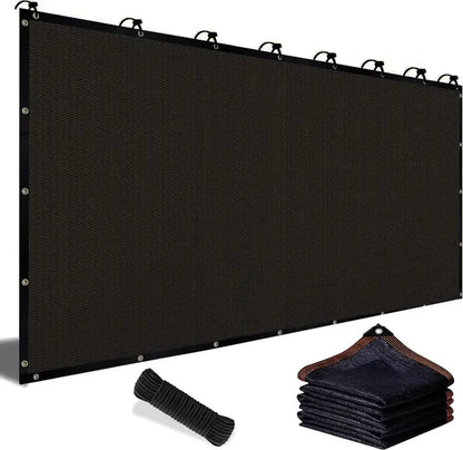 🌥️90% Blackout Cloth (Black) - 10 x 13ft UV-Resistant Shade Net with Reinforced Rivets