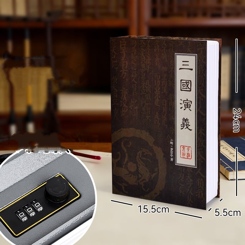 🏆#1 Best Seller 2026 🔥Hidden Book Safe with Combination Lock – Secure Your Cash & Valuables🗄️