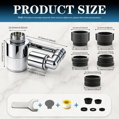 3D Filter Faucet Set — — Multi-angle rotating faucet aerator🚽✨🛡️