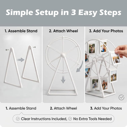 Rotating Ferris Wheel Photo Frame – Turn Your Memories Into Motion