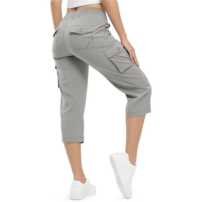 🔥Limited-time offer-Women's Lightweight Hiking Capris: Quick-Dry, 6 Pockets, Loose Fit