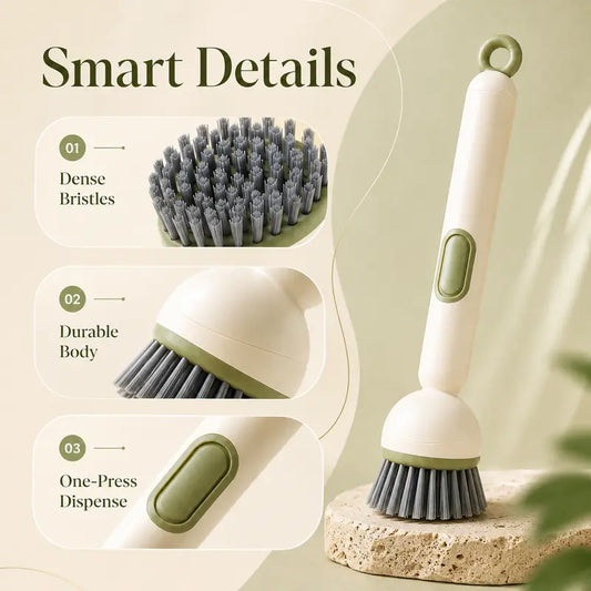 50% OFF Sale: Stop Scrubbing Dead Zones! The 360° Rotating Smart Brush That Cleans Every Corner 🍳✨
