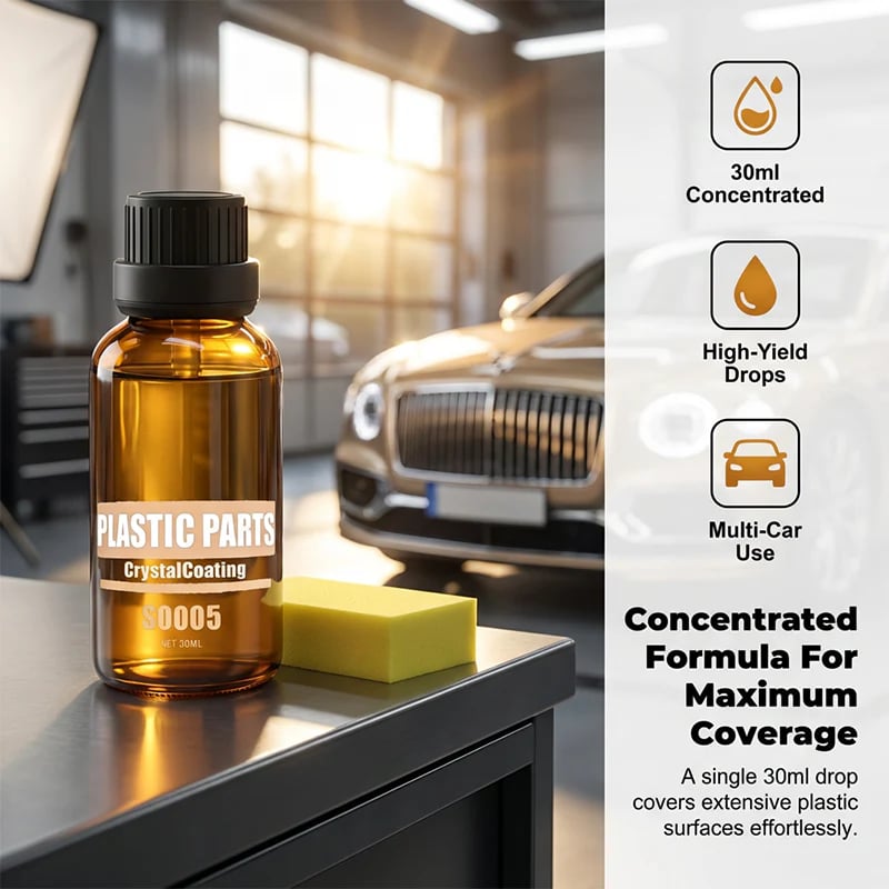 🎁2026 New Upgrade🚗Car Plastic Parts Crystal Coating Restorer