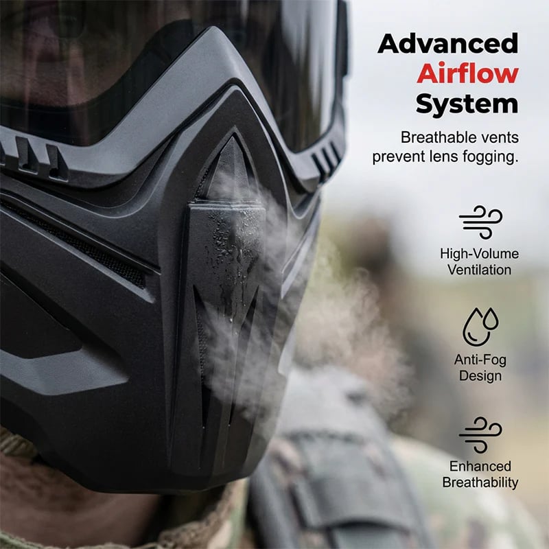 Detachable Full Face Goggle Mask🛡️