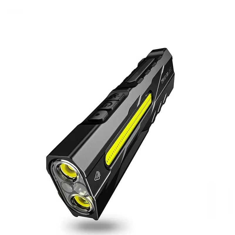 🔦 T9 PRO EDC Flashlight | 1500 Lumens Multi-Light LED Flashlight with Laser Red & UV Light