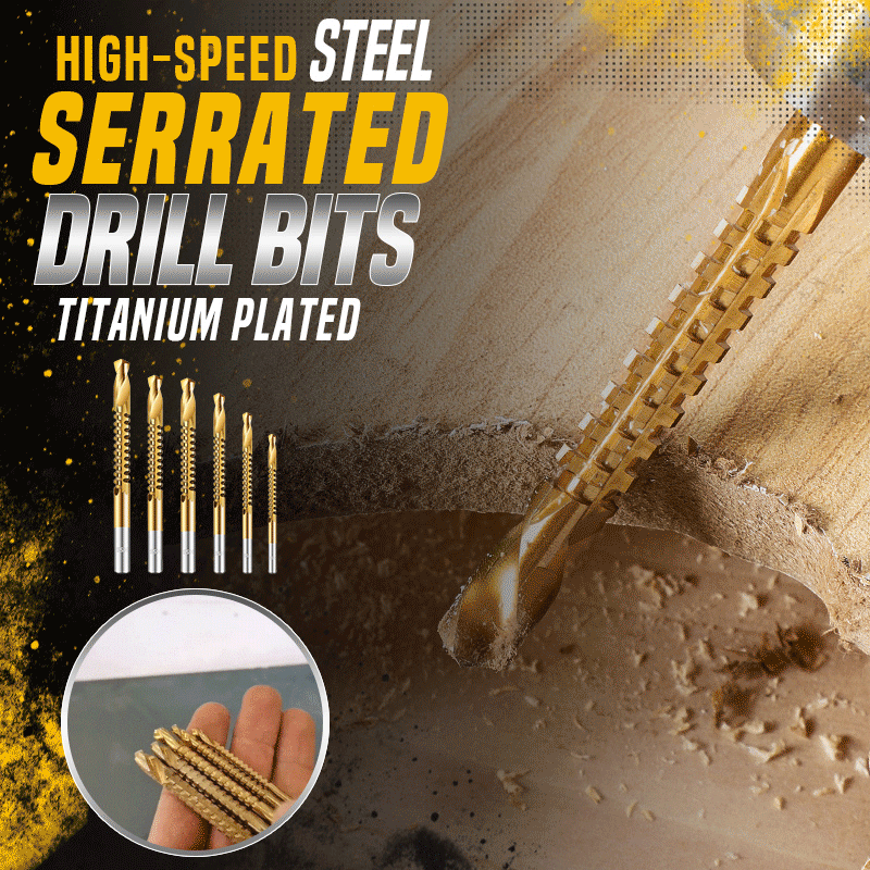 ⚙️ 50% OFF High-Speed Steel Drill Bit Set 🧰 Titanium-Coated & Multi-Material Ready