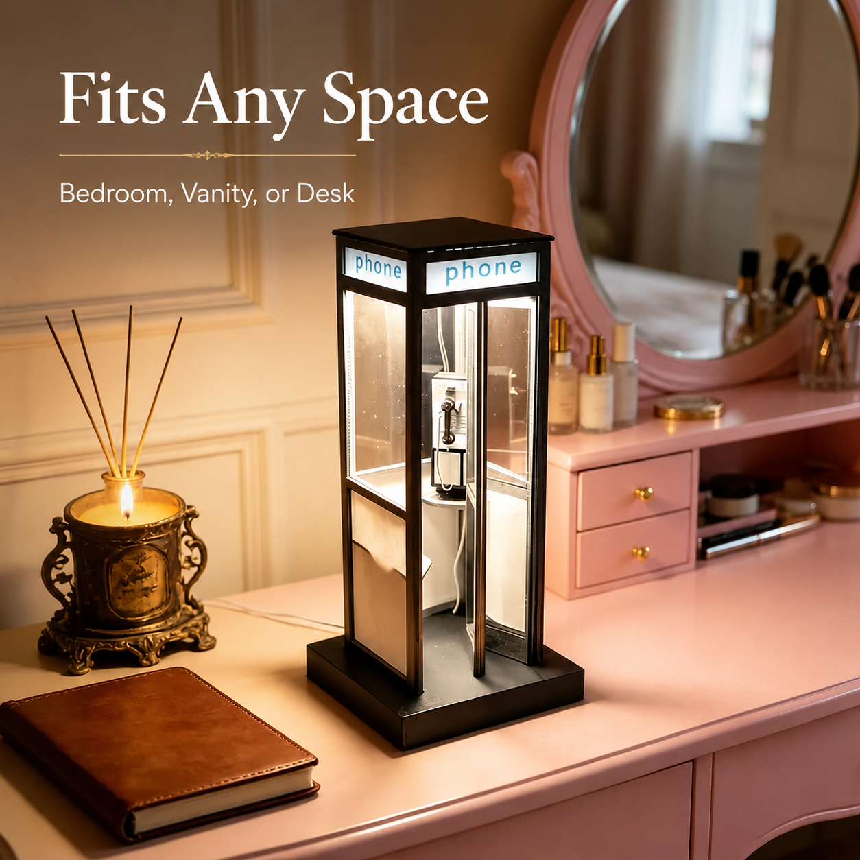 🔥Last Day 49% OFF - ☎️Retro Vintage Tall PhoneBooth Lamp