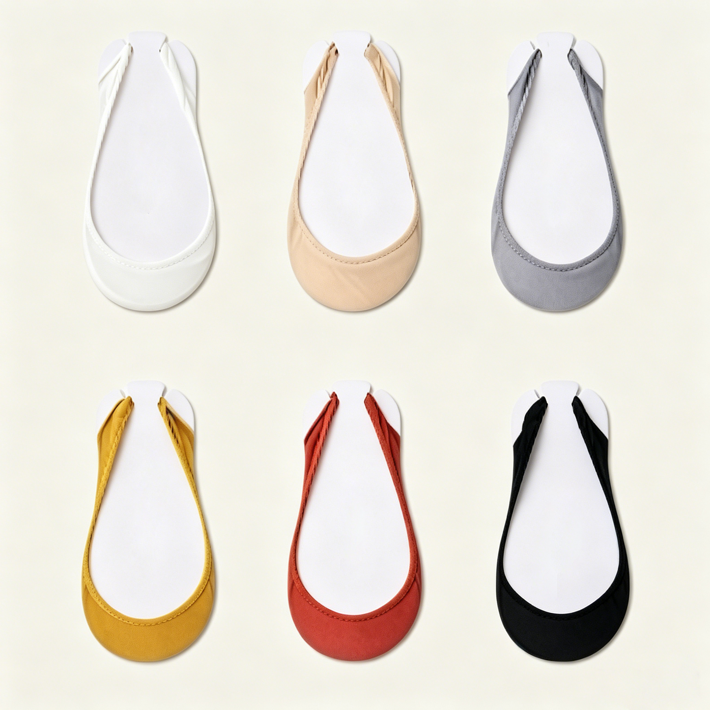 12 Pairs Invisible Summer Silicone Non-Slip Boat Socks for High Heels