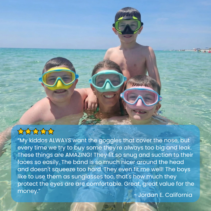 Ultra-Seal Kids Goggles (Full Nose Cover)