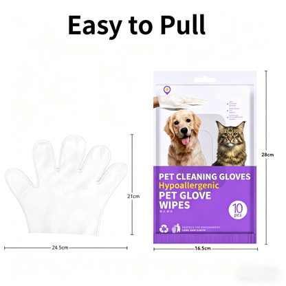 🏆 [BEST SELLER] 5-Minute "No-Rinse" Pet Grooming Gloves for gentle cleaning