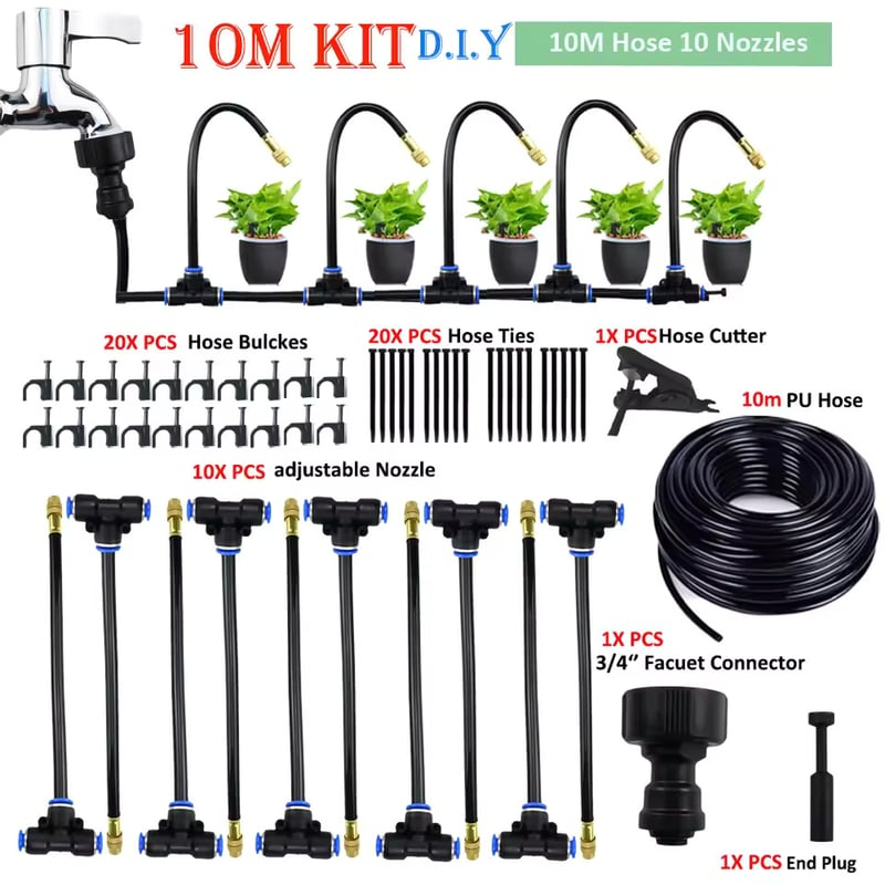 🔥 2026 Summer Sale | 49% OFF 360° Adjustable Garden Misting & Irrigation Kit