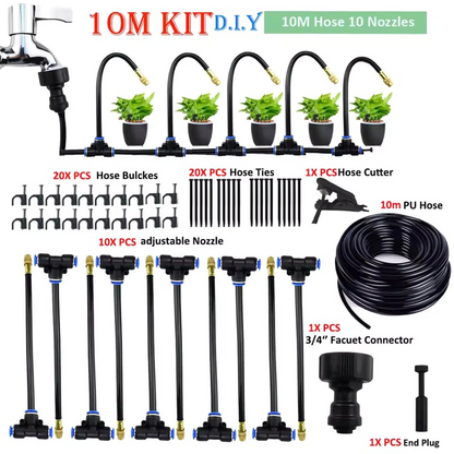 🔥 2026 Summer Sale | 49% OFF 360° Adjustable Garden Misting & Irrigation Kit