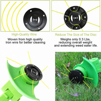 🔥LAST DAY 55% OFF 🔥 Indestructible Turbo Trimmer Head - Heavy Duty