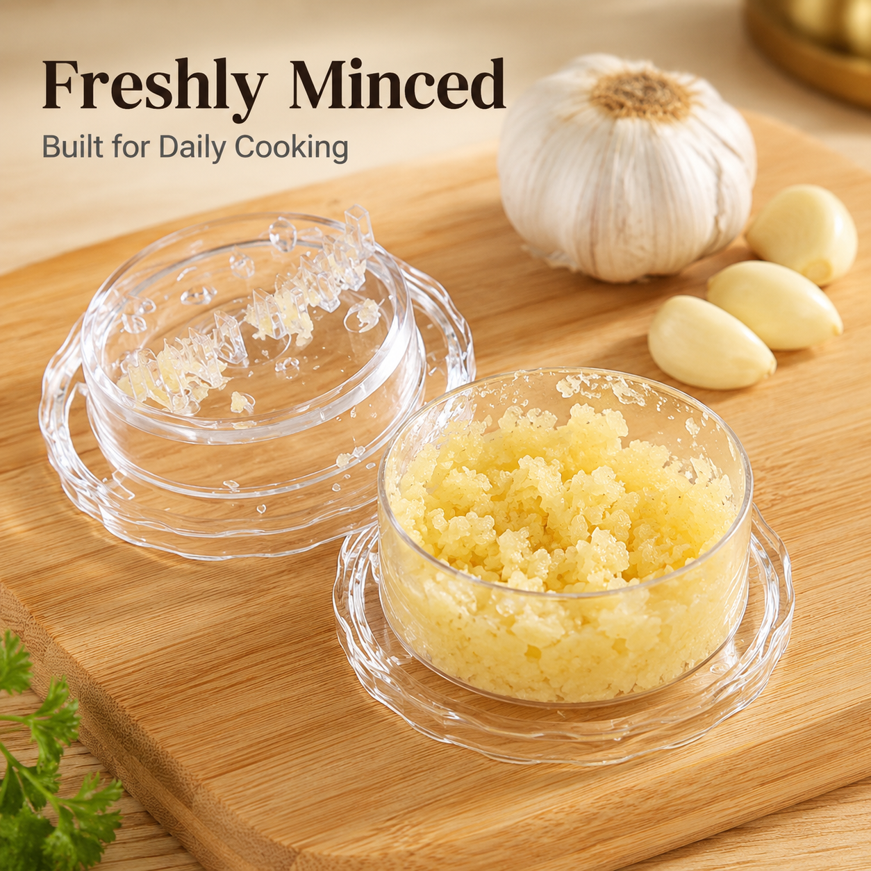 Multifunctional Chopper & Grinder — Suitable for Garlic, Onions, Ginger, Herbs, and Nuts — Impact-Resistant Kitchen Gadget & Home Essential