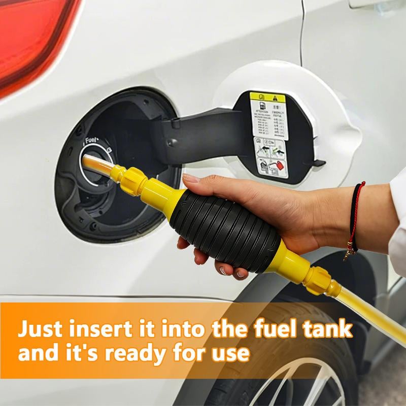 🔥2026 HOT SALE🚗Multifunction Liquid Sucker Pump High Flow Manual Fuel Pump 13.12 Ft Hose