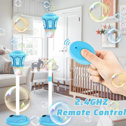 🌈 BEST SELLER – Rechargeable Bubble Machine with LED Lights & Endless Bubble Fun!
