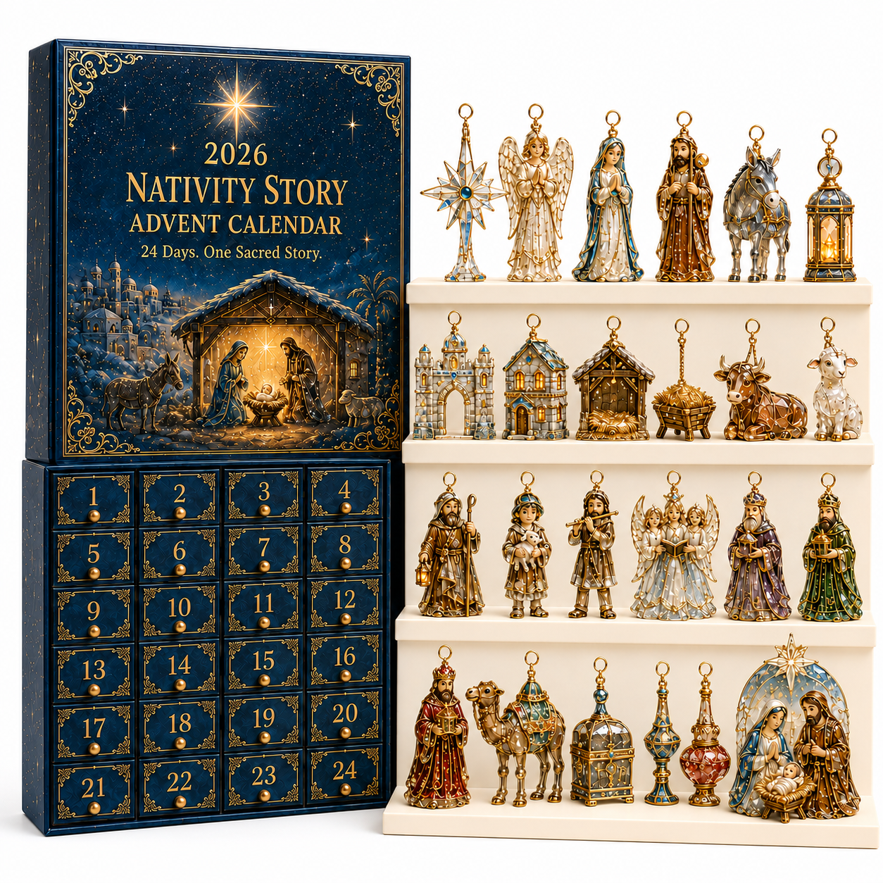 🔥Last 30pcs✨⏰ Limited anniversary edition✨50% OFF!🔥2026 Advent Calendar: The Coming of Jesus