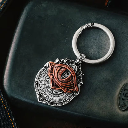 🔮 Handcrafted Tarot Eye Pendant – A Symbol of Intuition & Insight