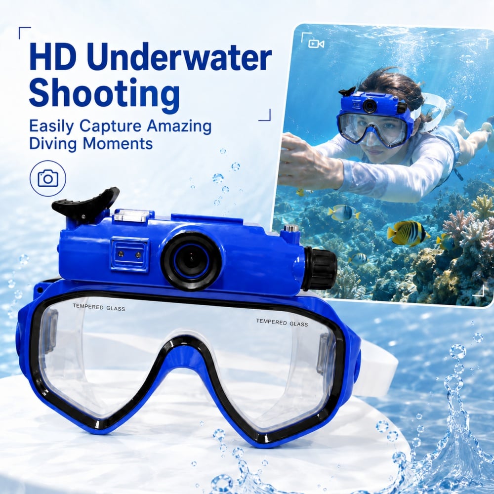 🤿2K Recording Goggles-HD Underwater Photography Glasses