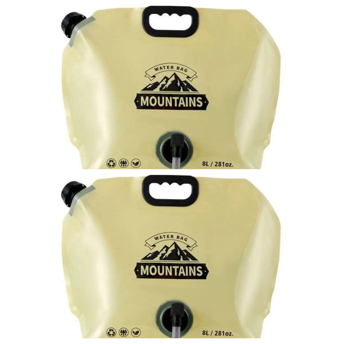 🔥LAST DAY 55% OFF 🔥2pcs Heavy-Duty 8L Water Carriers | Collapsible & Reusable for Outdoor Travel