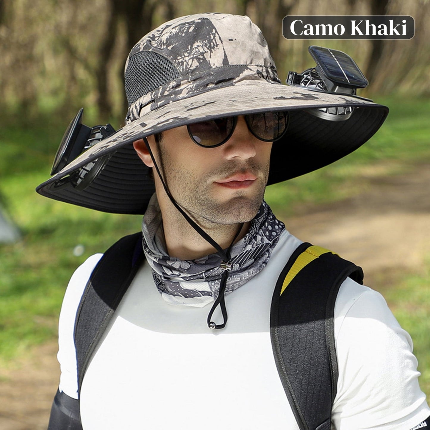Pro Series Solar Cooling Hat | Full-Coverage UV Shield for All-Day Outdoor Comfort-Solar-Powered Cooling Hat