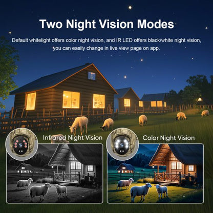 🎥New Arrival 49% OFF!⚡4MP Solar PTZ Camera-355° Pan & Tilt, Eliminates Blind Spots