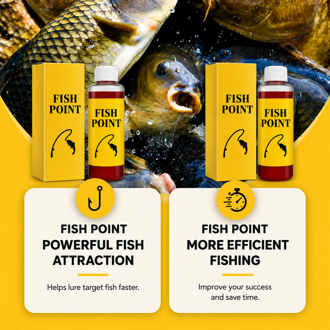 🔥🐠 Powerful Fish Attractant – Trigger Aggressive Bites Fast💣