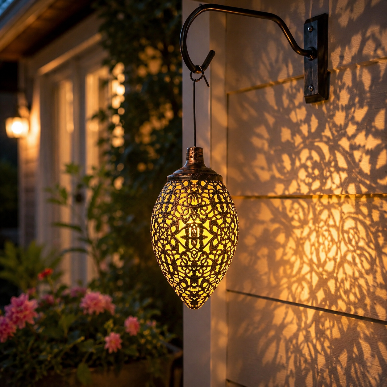 🔥50% OFF TODAY🌙Solar Powered Outdoor Lantern Waterproof Garden Decor