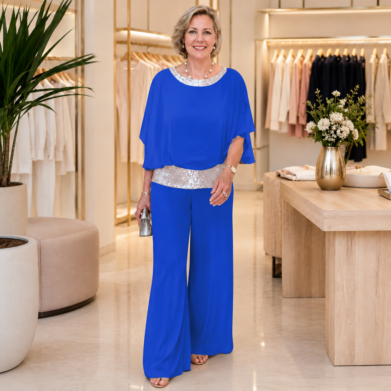 ✨50% OFF TODAY🌸 Elegant 2-Piece Chiffon Set for Women