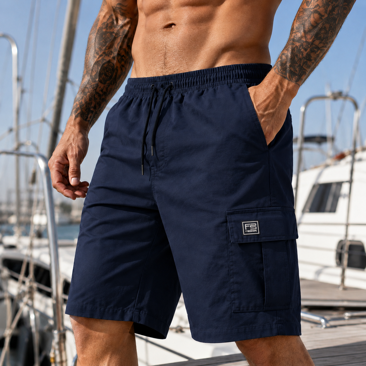 🌴SUMMER ESSENTIAL🔥 Men's Breathable Drawstring Shorts👖