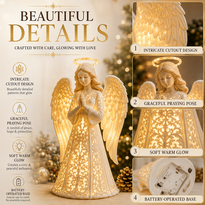 🪽✨ Angel Christmas Guardian Light – A Symbol of Hope, Love & Protection