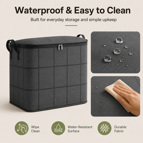 📦Large Foldable Clothes & Bedding Storage Bin