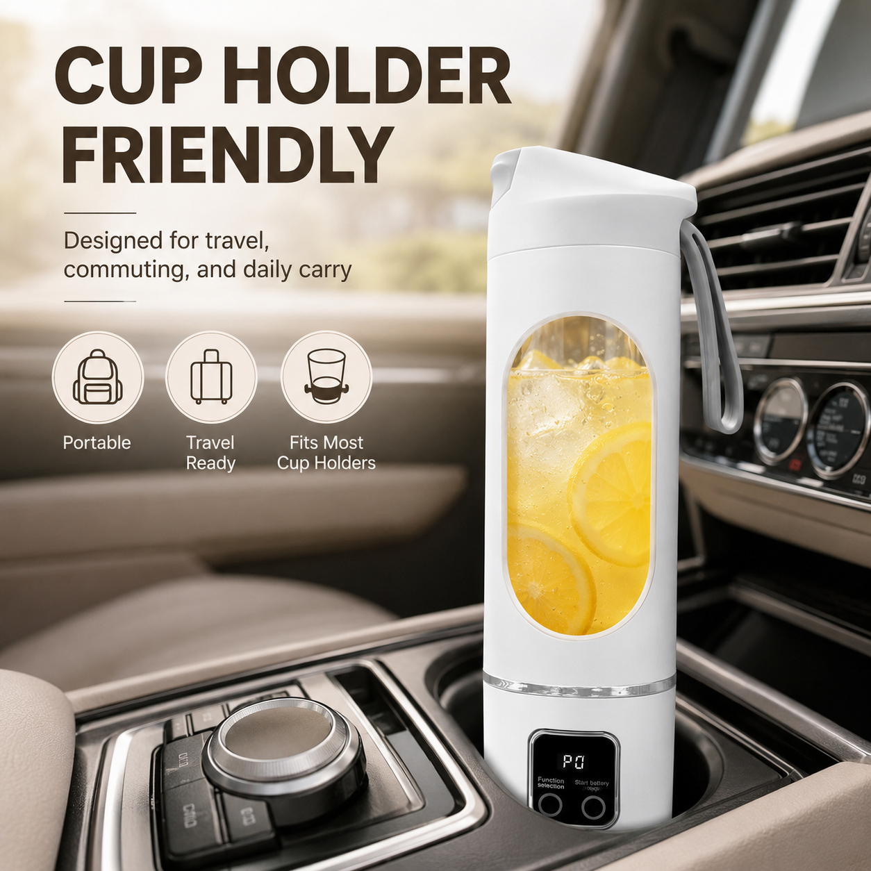500ML USB Rechargeable Portable Smoothie Blender