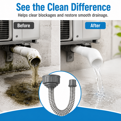 AC Drain Line Cleaner Wet Vacuum Hose Adapter