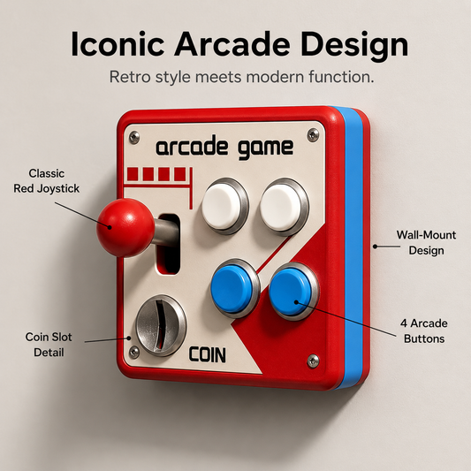 Arcade Game Retro Joystick Light Switch&nbsp;