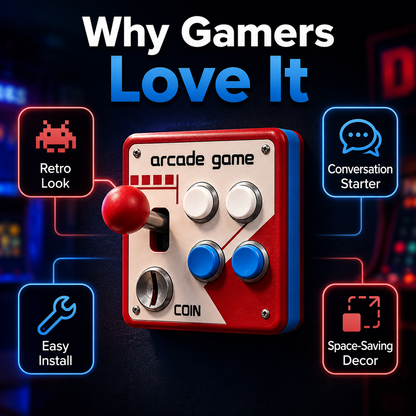 Arcade Game Retro Joystick Light Switch&nbsp;