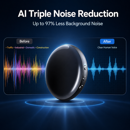 🎙️Magnetic AI Noise Reduction Digital Voice Recorder