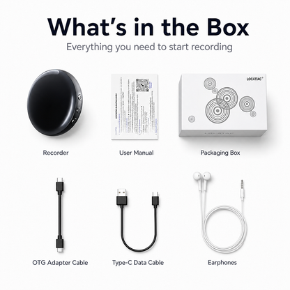 🎙️Magnetic AI Noise Reduction Digital Voice Recorder
