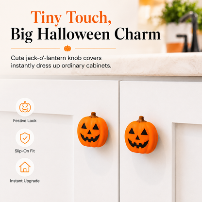 🎃Jack-O'-Lantern Pumpkin Cabinet Knob Covers&nbsp;